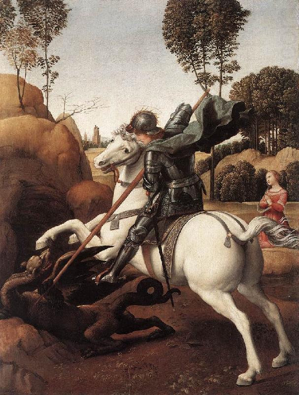 RAFFAELLO Sanzio St George and the Dragon st china oil painting image